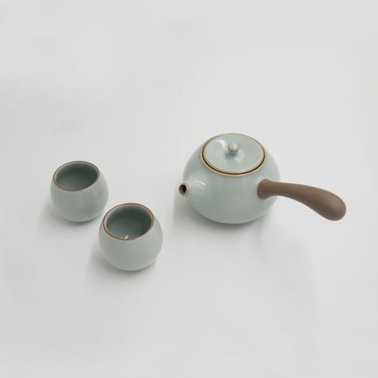 汝窯側把手茶壺杯組_輪播圖